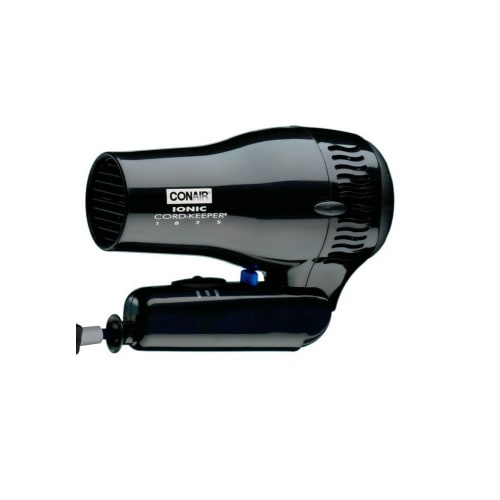 Conair Ionic Cord-Keeper Hair Dryer, 1875W, Black